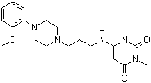 Urapidil molecular structure (CAS 34661-75-1)