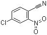 4-氯-2-硝基苯甲腈分子结构 (CAS 34662-32-3)