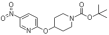 tert-Butyl 4-[(5-nitropyridin-2-yl)oxy]piperidine-1-carboxylate molecular structure (CAS 346665-40-5)