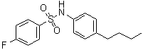 N-(4-Butylphenyl)-4-fluorobenzenesulfonamide molecular structure (CAS 346692-04-4)