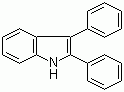 2,3-二苯基吲哚分子结构 (CAS 3469-20-3)