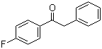 structure of CAS# 347-84-2, 4'-Fluoro-2-phenylacetophenone;1-(4-Fluorophenyl)-2-phenylethanone