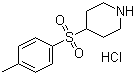 4-[(4-甲基苯基)磺酰基]哌啶盐酸盐分子结构 (CAS 3470-46-0)