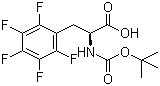 structure of CAS# 34702-60-8, Boc-L-pentafluorophenylalanine
