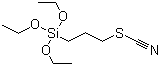 structure of CAS# 34708-08-2, 3-Thiocyanatopropyltriethoxysilane;Triethoxy(3-thiocyanatopropyl)silane