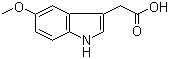 5-Methoxyindole-3-acetic acid molecular structure (CAS 3471-31-6)