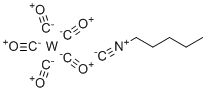 Tungsten(0) pentacarbonyl-N-pentylisonitrile molecular structure (CAS 347145-09-9)
