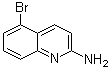 structure of CAS# 347146-12-7, 5-Bromo-2-quinolinamine;2-Amino-5-bromoquinoline; 5-Bromoquinolin-2-amine