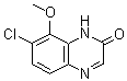 structure of CAS# 347162-21-4, 7-Chloro-8-methoxy-2(1H)-quinoxalinone