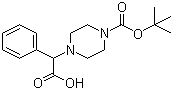 2-(4-Boc-Piperazinyl)-2-phenylacetic acid molecular structure (CAS 347186-49-6)