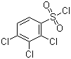 2,3,4-Trichlorobenzenesulfonyl chloride molecular structure (CAS 34732-09-7)