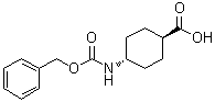 trans-4-(Benzyloxycarbonylamino)cyclohexanecarboxylic acid molecular structure (CAS 34771-04-5)