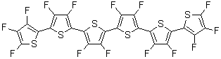 3,3',3'',3''',3'''',3''''',4,4',4'',4''',4'''',4''''',5,5'''''-Tetradecafluoro-2,2':5',2'':5'',2''':5''',2'''':5'''',2'''''-sexithiophene molecular structure (CAS 347838-21-5)