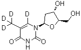 胸苷-alpha,alpha,alpha,6-d<sub>4</sub>分子结构 (CAS 347841-67-2)