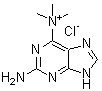 (2-氨基嘌呤-6-基)三甲基氯化铵分子结构 (CAS 34798-95-3)