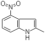 2-Methyl-4-nitro-1H-indole molecular structure (CAS 3484-10-4)