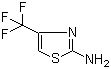 2-氨基-4-三氟甲基-1,3-噻唑分子结构 (CAS 349-49-5)