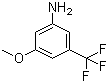3-甲氧基-5-三氟甲基苯胺分子结构 (CAS 349-55-3)