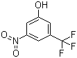 3-硝基-5-(三氟甲基)苯酚分子结构 (CAS 349-57-5)