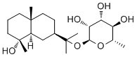Cryptomeridiol 11-rhamnoside molecular structure (CAS 349112-30-7)