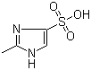 2-甲基咪唑-4-磺酸分子结构 (CAS 34916-84-2)