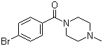 1-(4-Bromobenzoyl)-4-methylpiperazine molecular structure (CAS 349395-87-5)