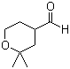 2,2-Dimethyltetrahydropyran-4-carbaldehyde molecular structure (CAS 34941-21-4)