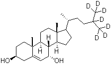 7alpha-Hydroxycholesterol-25,26,26,26-27,27,27-D7 molecular structure (CAS 349553-94-2)
