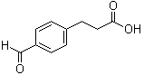 4-Formylbenzenepropanoic acid molecular structure (CAS 34961-64-3)