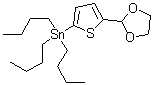 Tributyl[5-(1,3-dioxolan-2-yl)-2-thienyl]stannane molecular structure (CAS 349616-56-4)