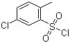 5-Chloro-2-methylbenzenesulfonyl chloride molecular structure (CAS 34981-38-9)