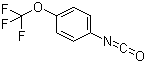 结构式 CAS# 35037-73-1, 4-三氟甲氧基苯基异氰酸酯; 对三氟甲氧基苯异氰酸酯