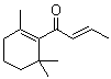 2,6,6-Trimethyl-1-crotonoyl-1-cyclohexene molecular structure (CAS 35044-68-9)