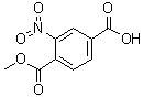 结构式 CAS# 35092-89-8, 4-甲氧羰基-3-硝基苯甲酸