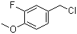 结构式 CAS# 351-52-0, 3-氟-4-甲氧基苄氯