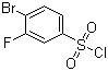4-Bromo-3-fluorobenzenesulfonyl chloride molecular structure (CAS 351003-51-5)