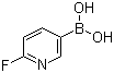 2-Fluoropyridine-5-boronic acid molecular structure (CAS 351019-18-6)