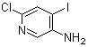 structure of CAS# 351227-42-4, 6-Chloro-4-iodopyridin-3-amine;(6-Chloro-4-iodopyridin-3-yl)amine