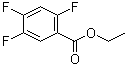 2,4,5-Trifluorobenzoic acid ethyl ester molecular structure (CAS 351354-41-1)