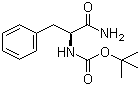 structure of CAS# 35150-06-2, Boc-L-phenylalanine amide;N-tert-Butoxycarbonyl-L-phenylalanine amide