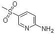 5-(甲基磺酰基)吡啶-2-胺分子结构 (CAS 35196-11-3)