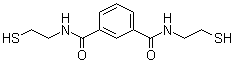 N,N'-Bis(2-mercaptoethyl)isophthalamide molecular structure (CAS 351994-94-0)