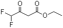 Ethyl 4,4-difluoroacetoacetate molecular structure (CAS 352-24-9)