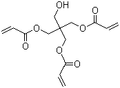 结构式 CAS# 3524-68-3, 季戊四醇三丙烯酸酯