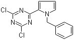 2-(1-苄基-1H-吡咯-2-基)-4,6-二氯-1,3,5-三嗪分子结构 (CAS 35252-49-4)