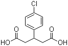 结构式 CAS# 35271-74-0, 3-(4-氯苯基)戊二酸