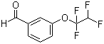 结构式 CAS# 35295-35-3, 3-(1,1,2,2-四氟乙氧基)苯甲醛