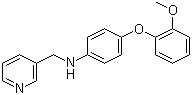 N-[4-(2-Methoxyphenoxy)phenyl]-3-pyridinemethanamine molecular structure (CAS 353235-63-9)