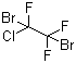 结构式 CAS# 354-51-8, 1-氯-1,2-二溴-1,2,2-三氟乙烷
