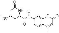 (2S)-2-(乙酰氨基)-N-(4-甲基-2-氧代-2H-1-苯并吡喃-7-基)-4-(甲硫基)丁酰胺分子结构 (CAS 354152-20-8)